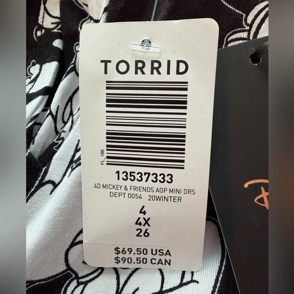 NWT Disney by Torrid Mickey and Friends Midi Dress - Torrid Size 4 (26, 4X) - Picture 15 of 15